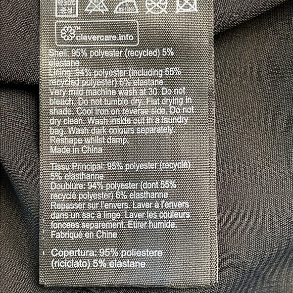 New All Saints Ezra Sparkle Dress One Shoulder Side Ruched Party Cocktail Sz 10 - Picture 16 of 17